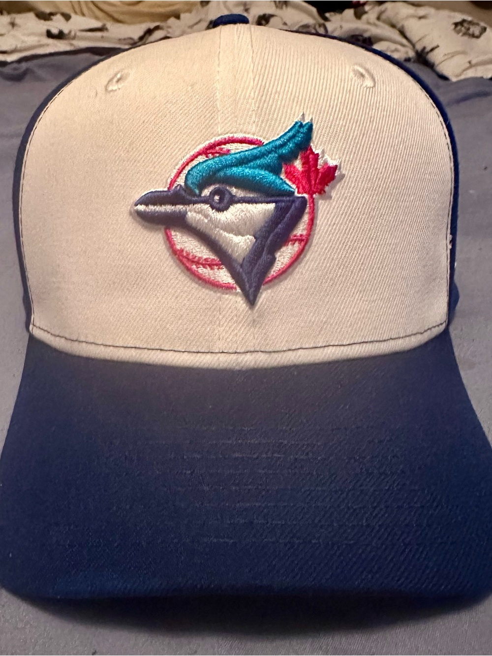 New Era Toronto Blue Jays Two-Tone White and Blue Snapback Hat